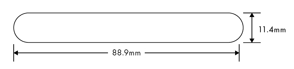 89mm - Flat